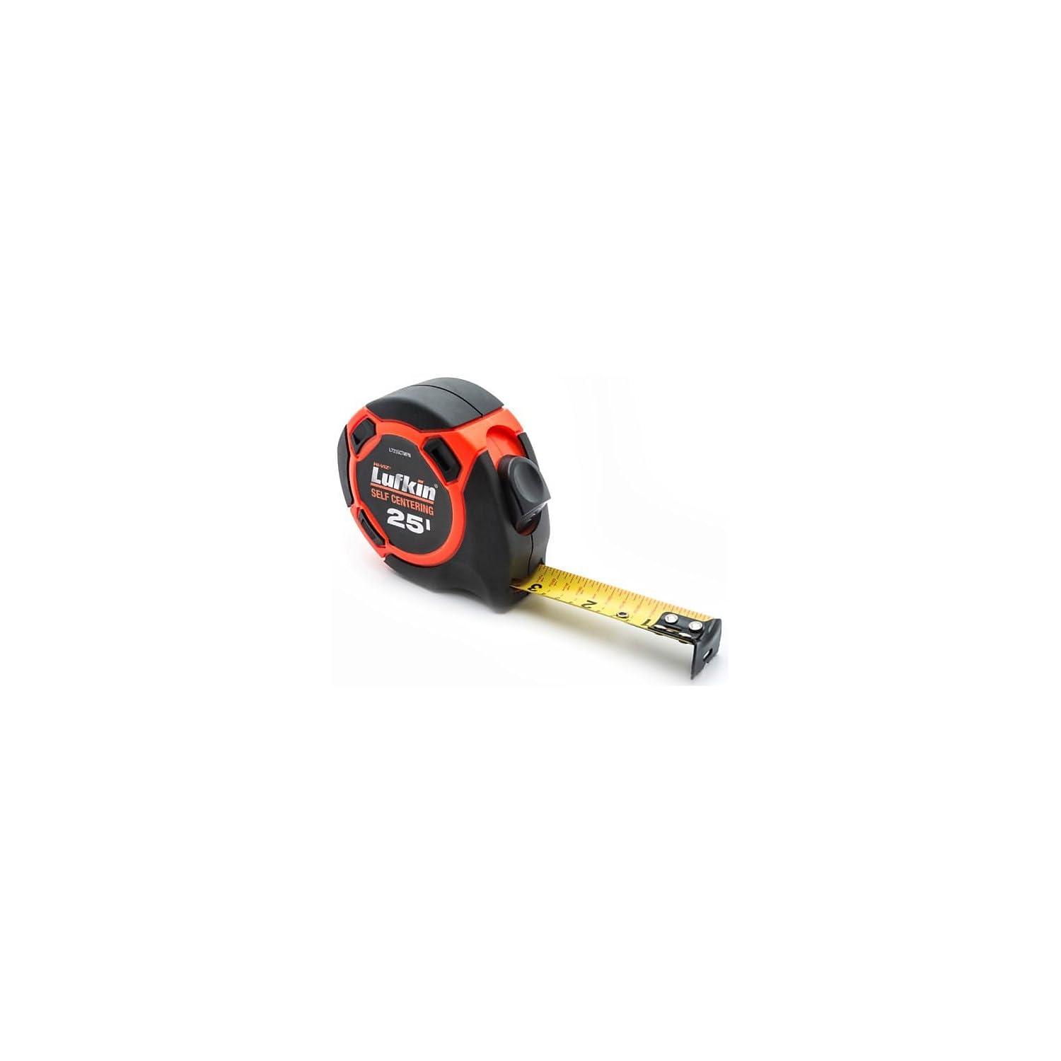 LufkinL725SCTMPN 1" x 25' Hi-Viz Orange Self-Centering Yellow Clad Tape Measure