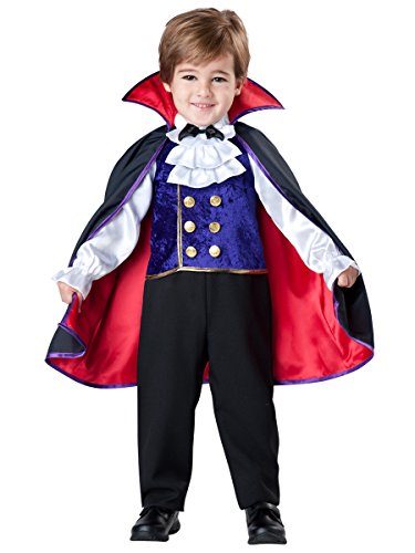 InCharacter Baby Boy's Vampire Costume, Red/Blue, 3T