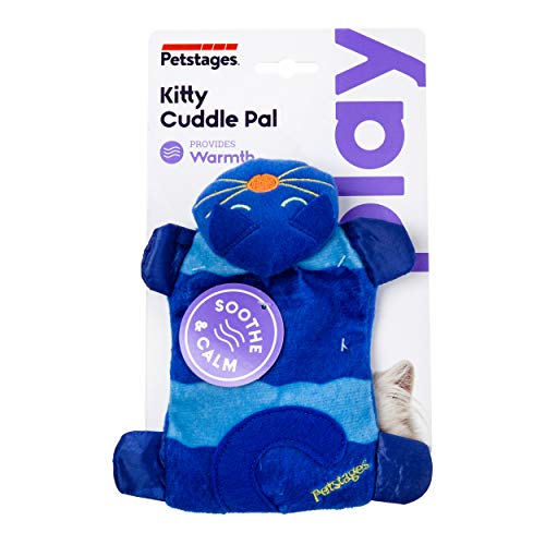 Petstages Kitty Cuddle Pal Cat Toy – Soft, Soothing, and Comforting Microwaveable Plush