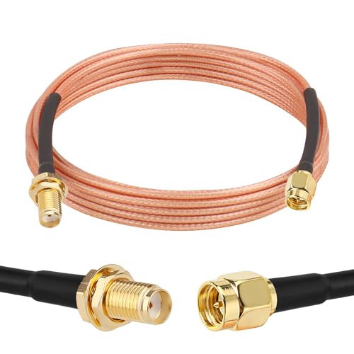 Cable SMA macho a hembra de 12 pies RG316 para evitar cortes de internet en routers 4G LTE