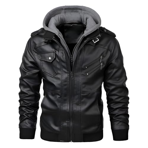 [Joejoier] oCN WPbg Y H~ C_[WPbg U[WPbg t[ht vW JWA  h h U[AE^[ PU  傫TCY leather jacket ʋ ʊw oCNp