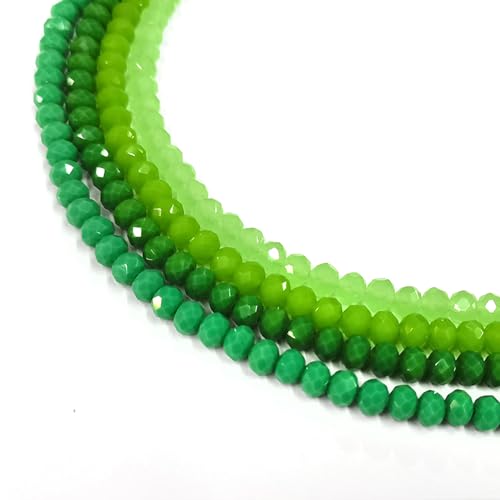 Perles en verre à facettes de 8 mm pour enfilage facile sans casse