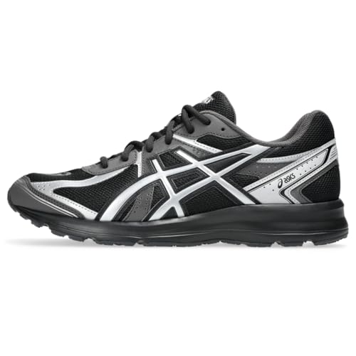 ASICS Unisex Jog 100S Sportstyle Shoes, 9M / 10.5W, Black/Pure Silver