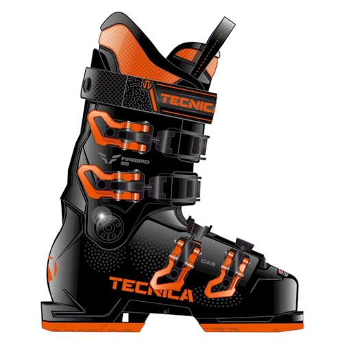 Tecnica - Firebird 65 Black Herren Skischuhe – Größe 41_1-2 – Schwarz