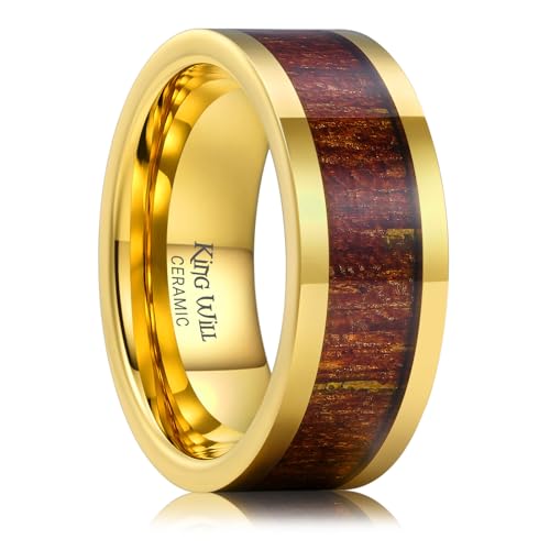 King Will NATURE Gold Ceramic With Koa Wood Inlay