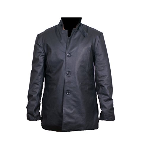 PRLWRS Mark Wahlberg Max Payne Real Leather Coat Jacket. (S)