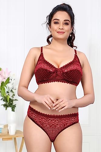 Image of Bra Panty Set for Women | Beautiful Combo of Lingerie Set | Bridal Bralette | Bikini Set | Honeymoon | Dating | Women's Wedding Panty Bra Set Lingerie & Honeymoon