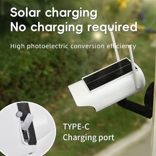 Lampe solaire de simulation de sécurité projecteur extérieur pour clôture et patio