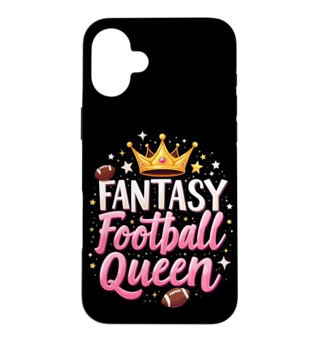 Fantasy Football Queen Women Fantasy Football Funny Women �X�}�z�P�[�X iPhone 16 Plus �p