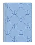  Ladytimer Grande Deluxe Sky 2022 - Taschen-Kalender A5 (15x21 cm) - Tucson Einband - Motivprägung - Weekly - 128 Seiten - Alpha Edition