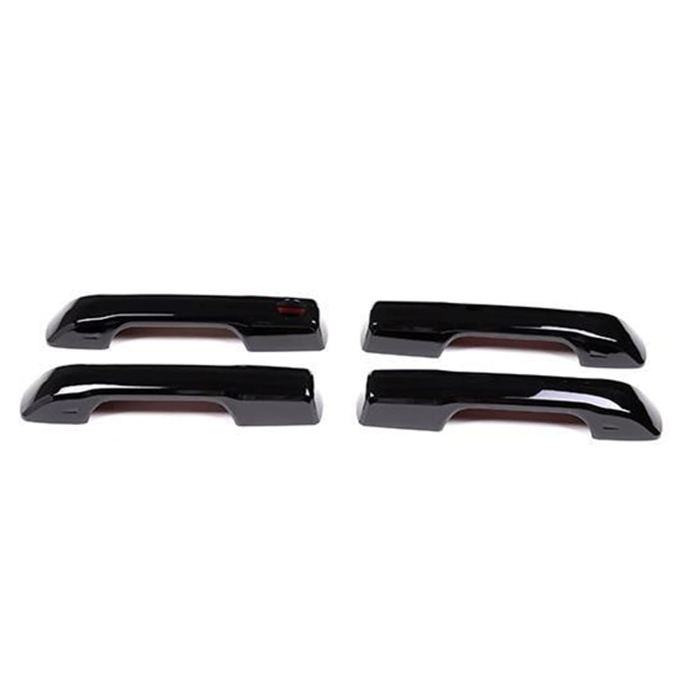 Krgsa A/Piano Black Krgs Exterior Cr Door Hndle For Toyot Tundr 2022-2023,Exterior Door Hndle Cover Front Left Right Rer Chrome Bs, -/Style 1