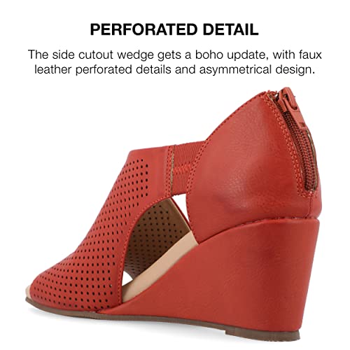 Journee Women's Comfort Foam Aretha Wedge Sandals3