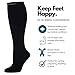 CompressionZ 20-30 mmHg Knee High Compression Socks, Black, L