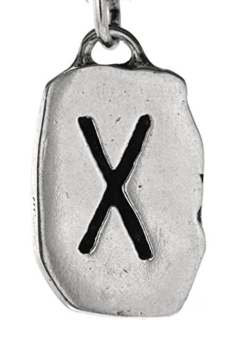 Kiss of Leather Ciondolo rune Gebo in argento