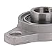 BQLZR 20mm ID Zinc Alloy Metal Flange Block Bearing Parts KFL004 for Industrial Tool