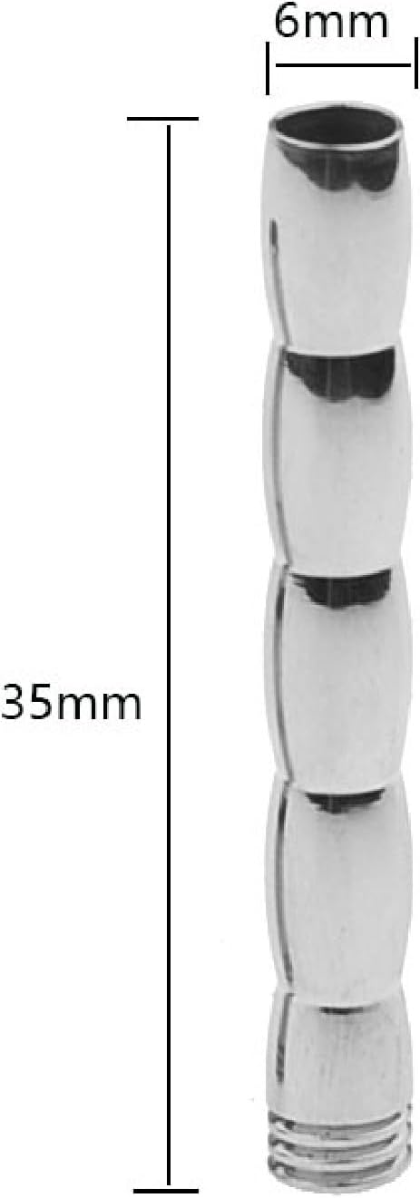 Stainless Steel Hollow Chastity Cage Flat Chastity Cage with Stainless Steel Long Conduit Male Chastity Cage Male Penis Cage Restraint Cage Male Sex Toy Chastity Lock Male Chastity Device 45Mm