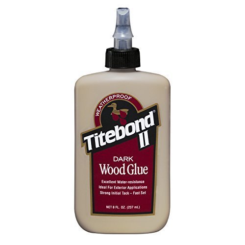 Titebond 3703 Dark Wood Glue Bottle, 8 oz. by Titebond