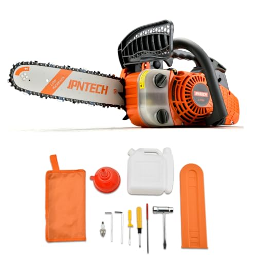 JPNTECH 25.4cc 2-Cycle Gas Chainsaw 12 Inch Top Ha