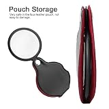 Mini Foldable Magnifier 8X, lightweight and portable