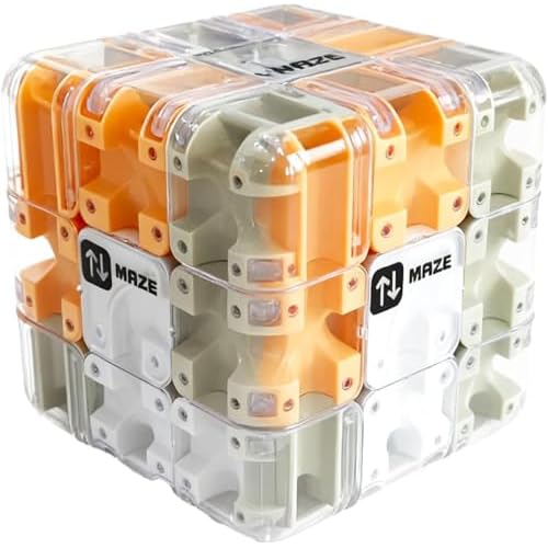 Large Labyrinth 3D Puzzles Maze Cube – Engaging Brain Teaser – 3D Maze Ball, Rubik Race Game, Improve Spatial Recognition, Relieve Stress Toy Gifts for Easter
