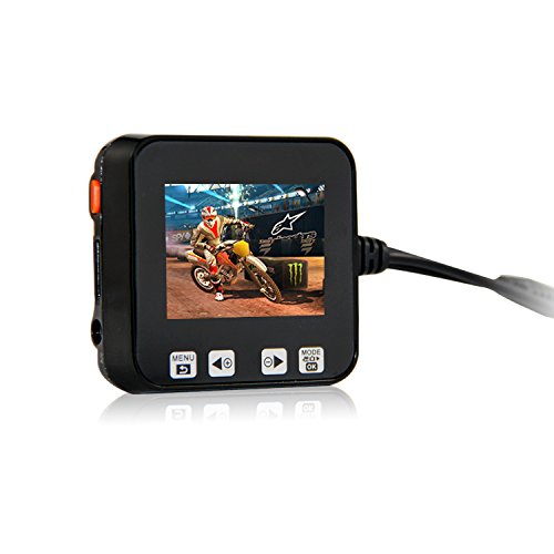 Biker's Camera, Sykik Rider SYBC6 Motorcycle Action Camera, Sport camera with DVR. With Front camera and back camera, 2” LCD monitor with Picture in picture