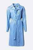 RAINS Herren City Overcoat Mantel, blau (Shiny Sky), XXS