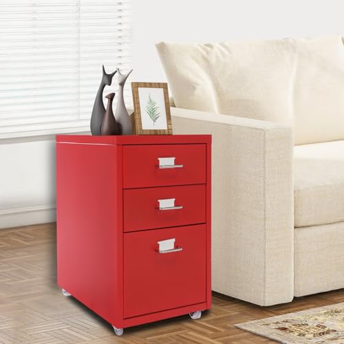 Armario de oficina con ruedas con cajones