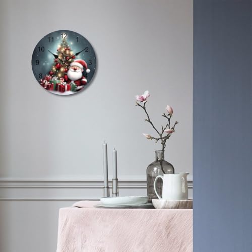 Horloge murale décorative à piles en PVC pour bureau - 5
