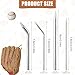 4pcs Baseball Lacing Needle, Handy Glove Shoelace Repair Kit Durable Reliable Leather Lacing Needle Precise Mitt Needle Curved Needles Tool for Softball Baseball Glove Relacing and Repair