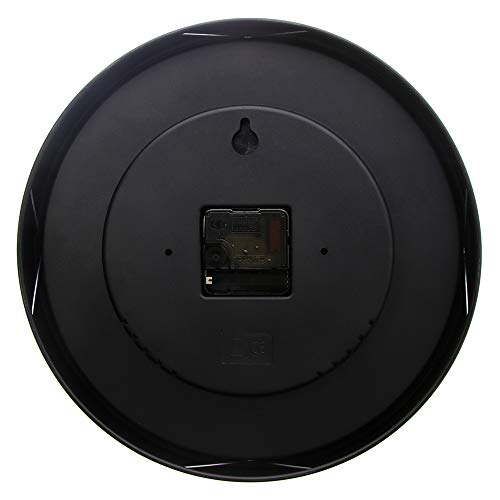 The Geeky Days Backwards Metal Frame Wall Clock Non Ticking Reverse Wall Clock Battery Operated Creative Digital Time Watch Home Decor Art Round Shape Wall Clocks #TOP5