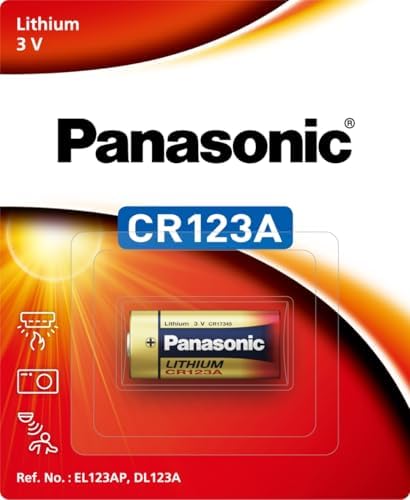 Panasonic CR-123AW/1BE Lithium Coin Battery - Pack of 1