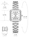 CIVO Reloj Mujer Plata Analogico: Acero Inoxidable Cuadrado Cuarzo Reloj Pulsera Pequeño Impermeable Imagen de CIVO Reloj Mujer Plata Analogico: Acero Inoxidable Cuadrado Cuarzo Reloj Pulsera Pequeño Impermeable