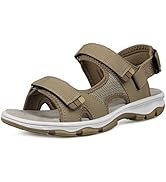 GRITION Damen outdoor Sport Sandalen Sommer Trekking Walking sportlicher Spazierengehen Bequemer ...