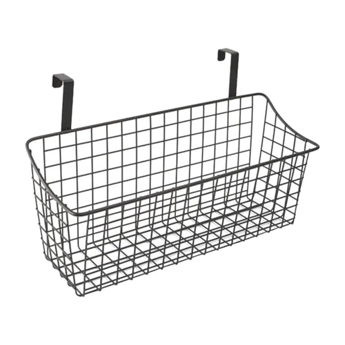 Panier suspendu rustique en métal porte-torchons grille murale