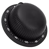 VALICLUD Edelstahl Küchenmechanischer Timer mit Magnetrückseite Präzise Zeitschaltuhr für Kochen...