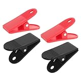 Alipis 8 Stück Ersatz Sicherheitsclip für Laufband Kunststoff Not aus Schlüsselhalter mit Federmechanismus Kompatibel Fitnessgeräte Zubehör