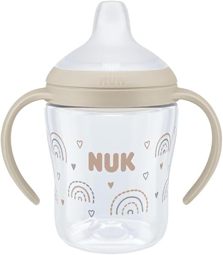 NUK Perfect Match 150ml Learner Bottle - Rainbow 6M+ | Spill & Leak-Proof Design
