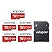 KOOTION 5 Pezzi 128GB Scheda di Memoria Micro SD U1 A1 4K Scheda MicroSDXC 128 Giga Classe 10 UHS-I Scheda SD Memory Card TF Card per Telefono, Videocamera, Gopro immagine