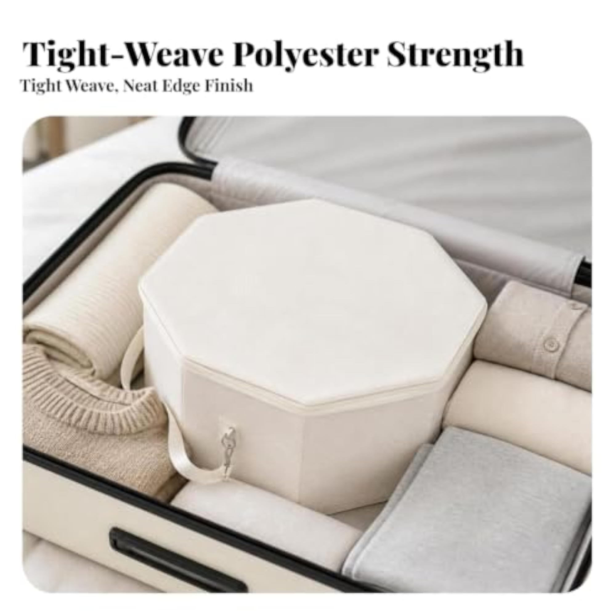 Foldable Hat Storage Case with Shoulder Strap, Portable Crush-Resistant