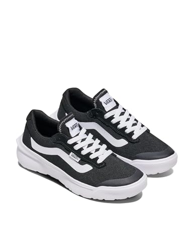 Vans Vans Women's Range BRZ Shoe - Low-Top Athletic Fashion Sneakers for Walking. Mesh Black/White. 8