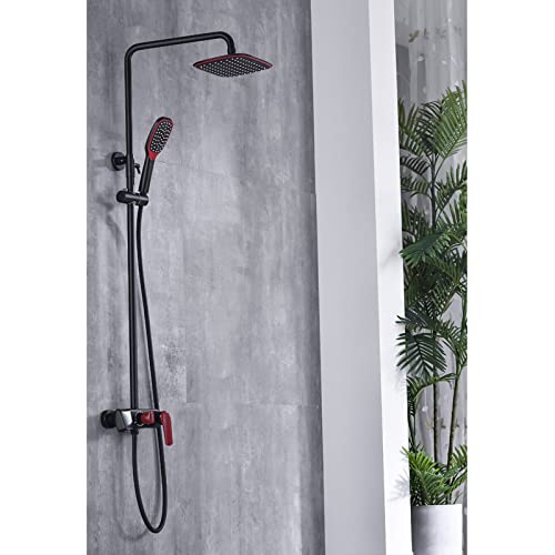 Ensemble de douche pluie complet et haut débit au design épuré - 3