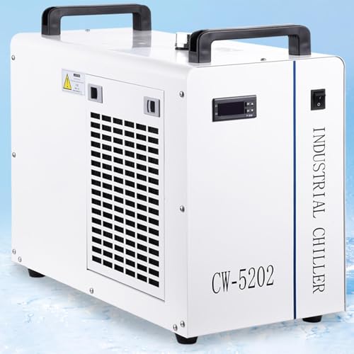 Water Chiller for Cold Plunge - Large Safe Cold Plunge Water Chiller | Industrial Cold Plunge Chiller with Viewing Window for Engraving Machines, Summer & Winter