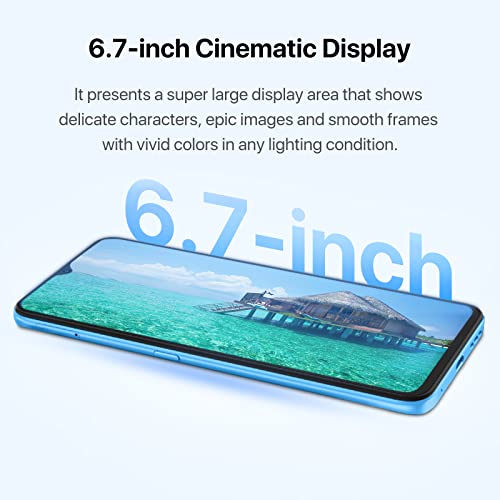 Image of UMIDIGI Cell Phone, F3 8GB+128GB Smartphone Unlocked, 48MP AI Triple Camera, 6.7inch HD Full Screen, 5150mAh Battery,18W Fast Charging, Android 11 Phone Unlock, Type-C,4G Dual SIM, NFC