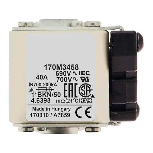 Fusible 170M3462 cartouche ultra rapide pour pont de diodes et moteurs