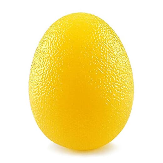 Handterapi Fingerövning Greppboll E-gg Form Styrketränare Kläm Stressavlastning (gul-15 KG (33 pund))