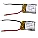 Blomiky 2-Pack 3.7 Volt - 150mAh Li-Poly Pack for S yma S107 / S107G Helicopter S107G Battery 2