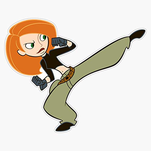 Kim Possible Bumper Sticker Window Vinyl Decal 5"