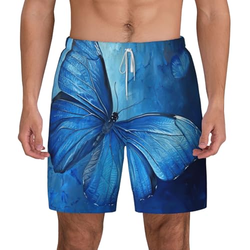 Pantalones cortos de natación hombre fitness piscina surf estampado