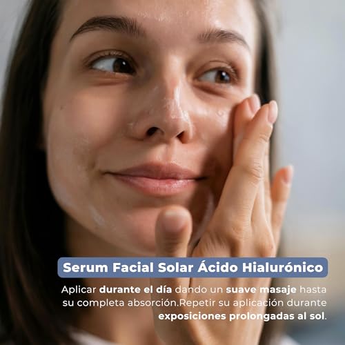 Miniatura 5 de Babaria - Serum Acido Hialuronico | Protector Solar Facial 50 | Acido Hialuronico Serum Facial | Proteccion Solar 50