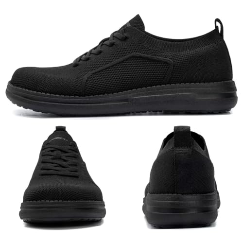 Image of 1TAZERO Men Slip On Shoes Loafer with Arch Support Insoles,Men Casual Shoes for Plantar Fasciitis